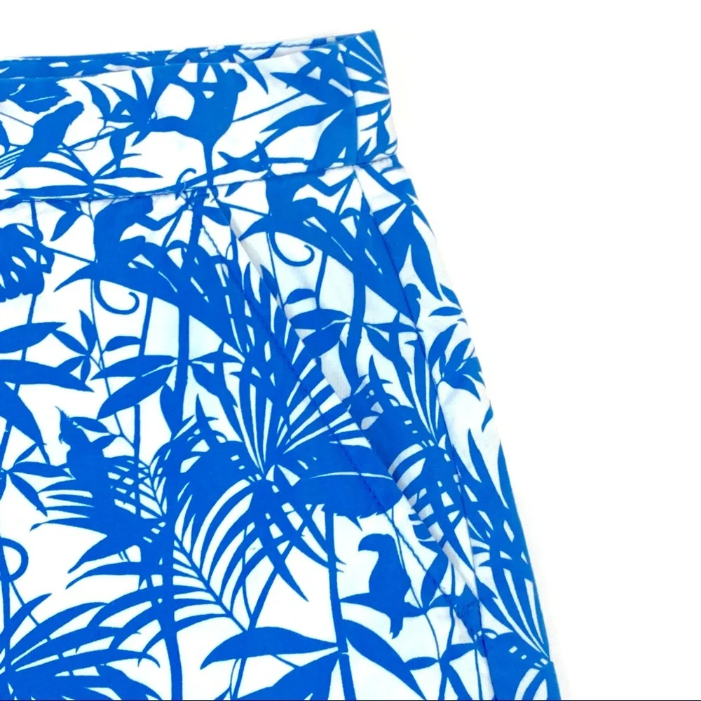 Tori Richard Woman’s Mini Skirt. Size 14. Blue and White. Patricia Skirt‎